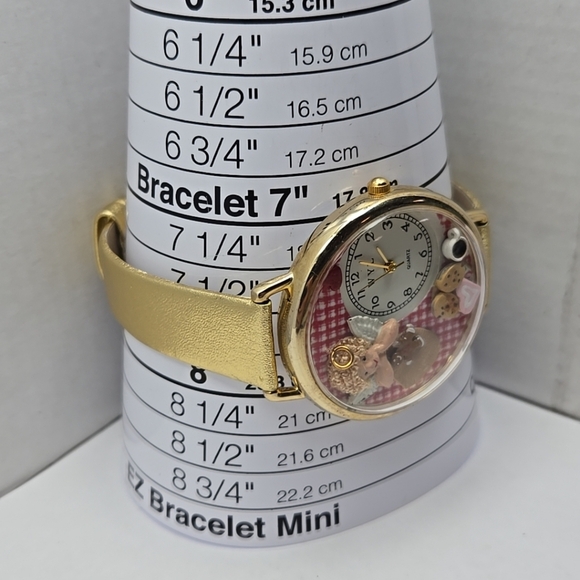 Womens WYL Whimsical Gifts Picnic Cookies Angel Watch Handmade New Battery - Picture 6 of 11